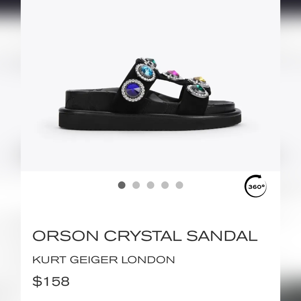 Kurt Geiger Orson Crystal Sandal
